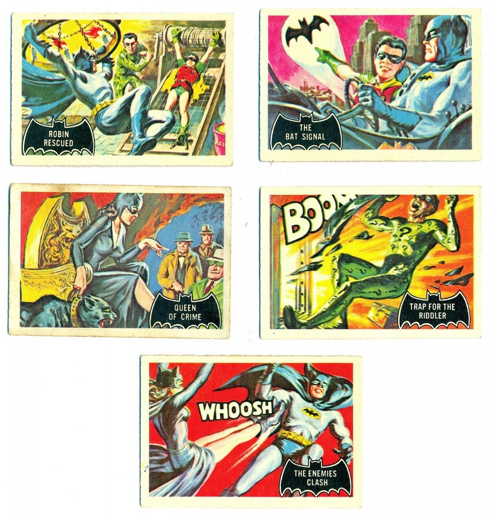 Batman bubble gum cards