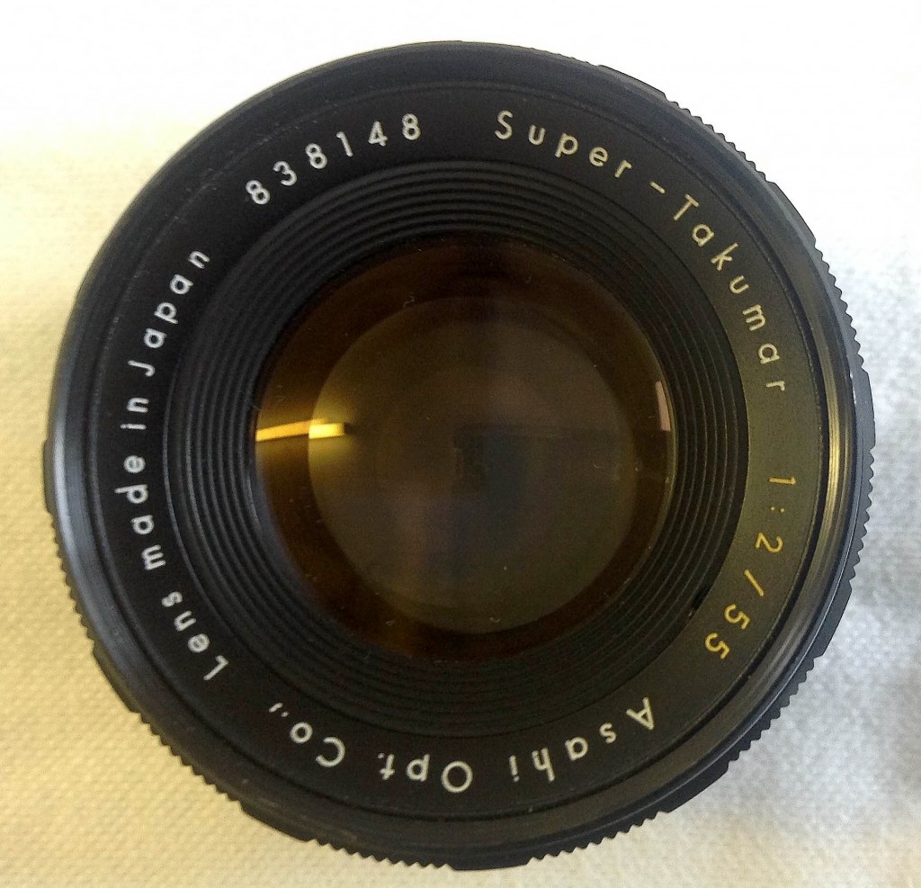 Takumar 1:2/55mm lens